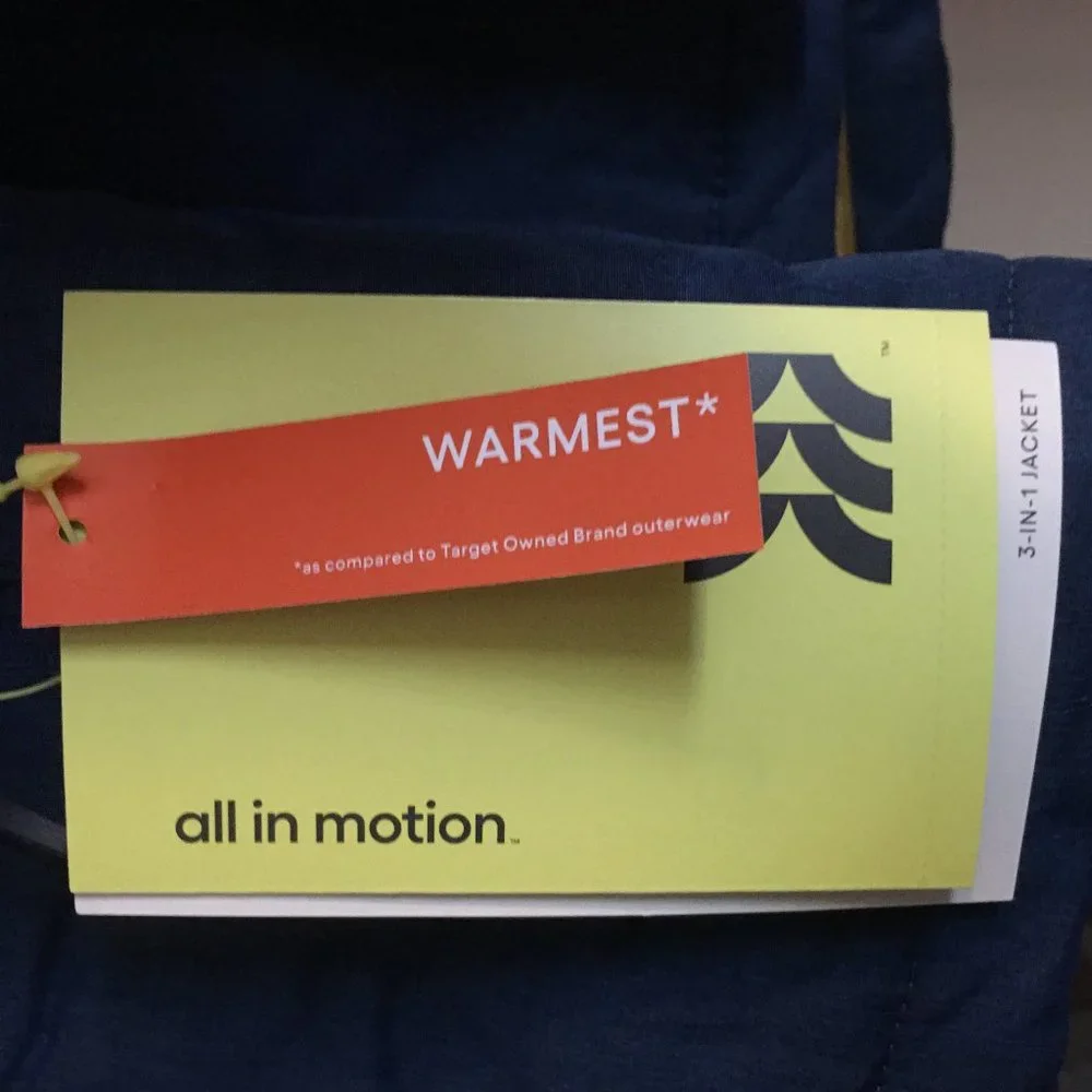 ALL IN MOTION "3 in 1" Boys Jacket  🧥 NEW WITH TAGS!   S(6/7) - Picture 9 of 11